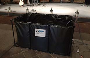 portable pools baptismal baptistry folding pool husky tanks