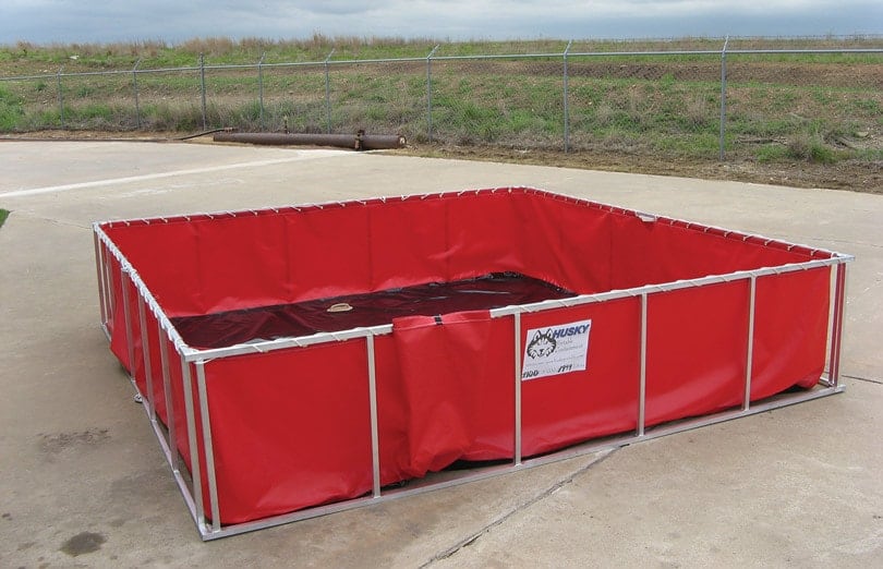 Folding Frame Water Tanks Husky Portable Containment